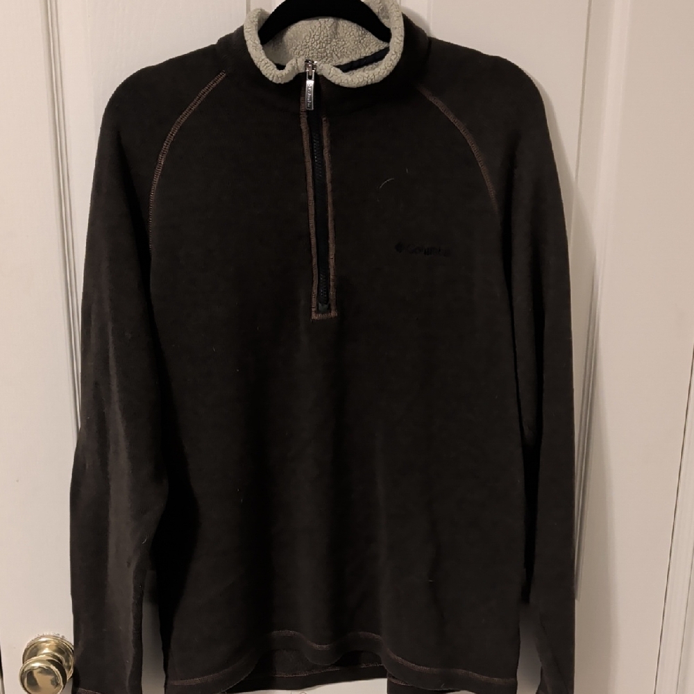 Columbia Men's Dark Gray Zip-Up Sweater
